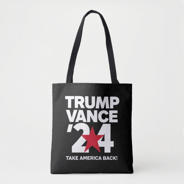 Bolsa Tote Trump Vance 2024 Votação Trump 2024 Eleições (Frente)