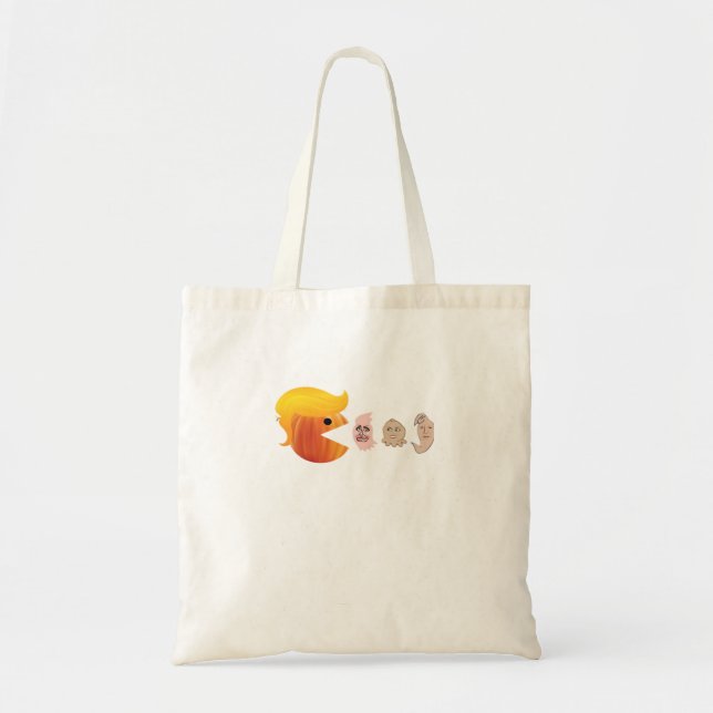 Bolsa Tote Trumpkin Comendo Democratas Clássicos - Sala Satír (Frente)