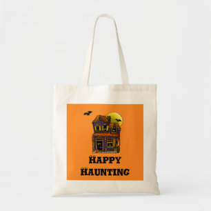 Bolsa Tote Truque de Assalto Feliz ou Trate a Canvas