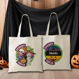 Bolsa Tote Truque de Cartoon Monstro de Halloween Spooky