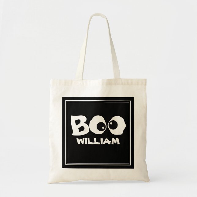 Bolsa Tote Truque De Halloween Ou Tratar Fantasma Cuítico (Frente)