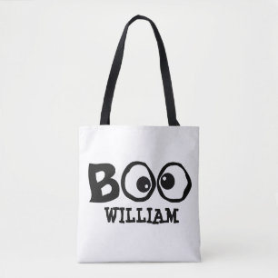 Bolsa Tote Truque De Halloween Ou Tratar Um Bloco Simples