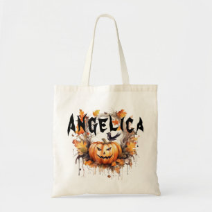 Bolsa Tote Truque de Halloween Personalizado ou Tratar Goodie