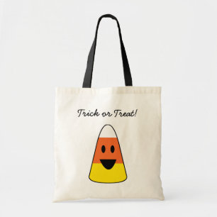 Bolsa Tote Truque de laranja doce ou para tratar o Halloween