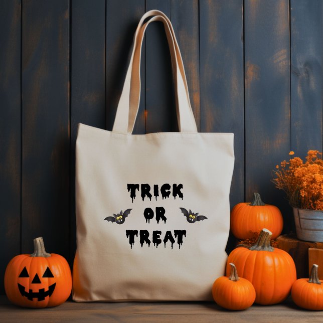Bolsa Tote Truque Gótico ou Tratar Gatos (Criador carregado)