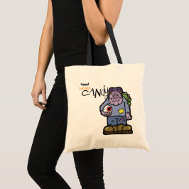 Bolsa Tote Truque ou Tratado de Frankenstein de Halloween