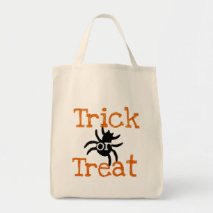 Bolsa Tote Truque ou tratamento para festas de Halloween