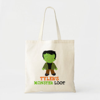 Bolsa Tote Truque ou tratamento personalizado de balas doces 