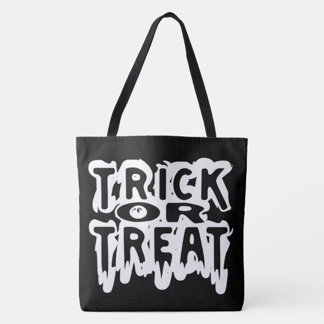 Bolsa Tote Truque ou Tratar (Frente)