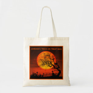 Bolsa Tote Truque Personalizado ou Tratado de Cemitério Céreb