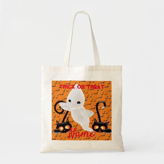 Bolsa Tote Truques ou Tratamentos (Frente)