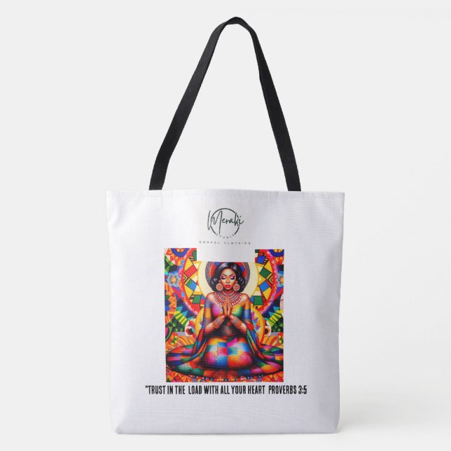 Bolsa Tote Trust in lord with all your heart  (Frente)