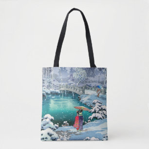 Bolsa Tote Tsuchiya Koitsu - Neve Primavera em Maruyama