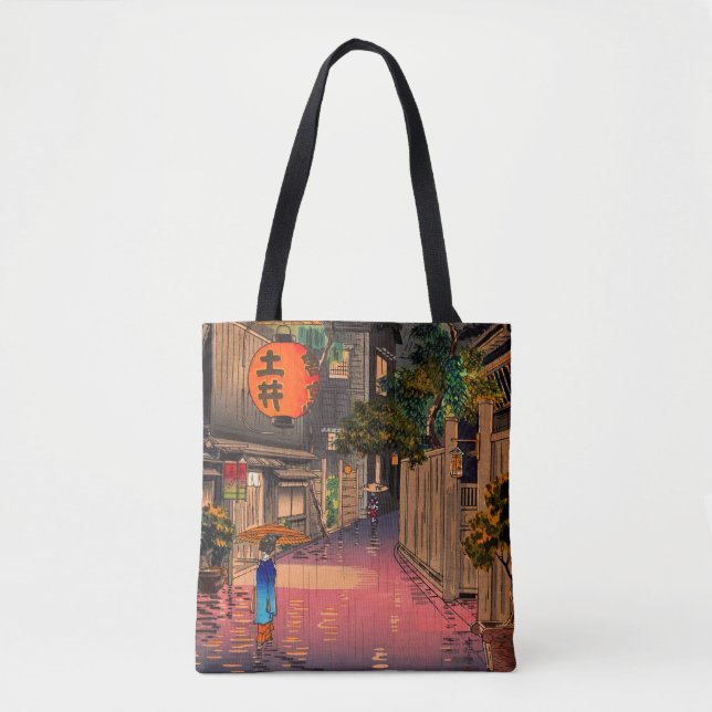 Bolsa Tote Tsuchiya Koitsu - Noite em Ushigome (Frente)
