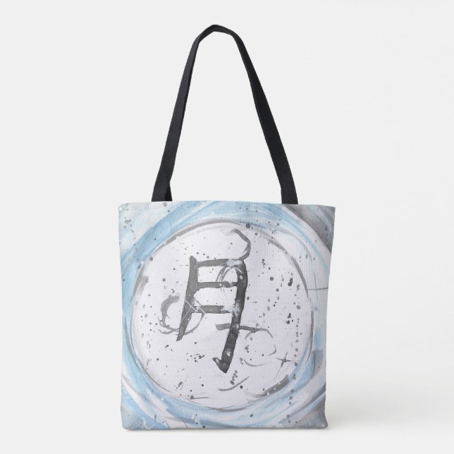 Bolsa Tote Tsuki (Lua) Kanji (Verso)