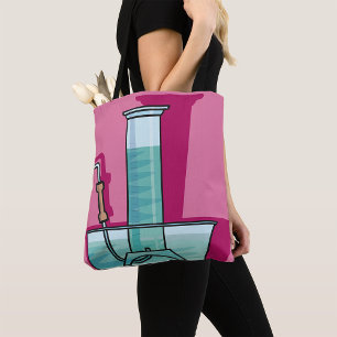 Bolsa Tote Tubo de teste científico