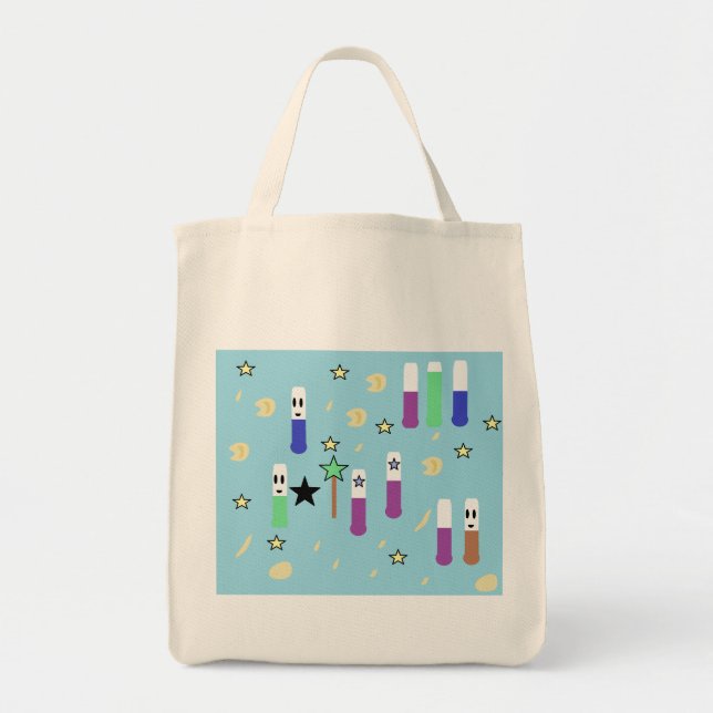 Bolsa Tote Tubo de teste Mágico 1.01 (Frente)