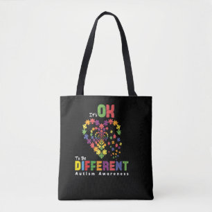Bolsa Tote Tudo bem ser diferente — comemorando Neurodiversi