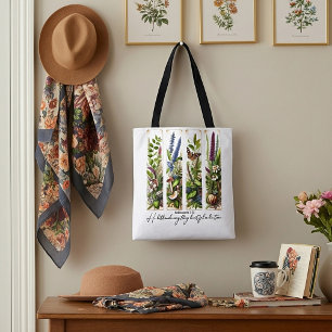 Bolsa Tote Tudo bonito em seu tempo botânico