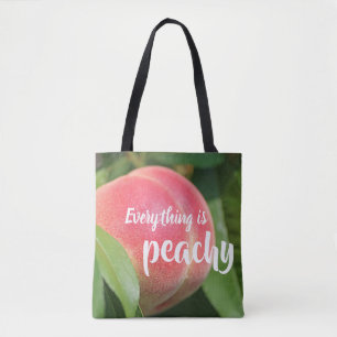 Bolsa Tote Tudo é foto Peachy do pêssego de //