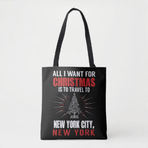 Bolsa Tote Tudo O Que Quero É Viagem De Natal Para Nova Iorqu