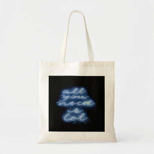 Bolsa Tote Tudo o que você precisa é do símbolo azul LOL N