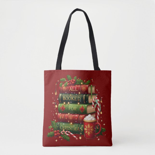 Bolsa Tote Tudo reservado para o Natal (Frente)