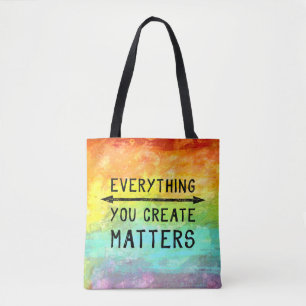 Bolsa Tote Tudo você cria matérias