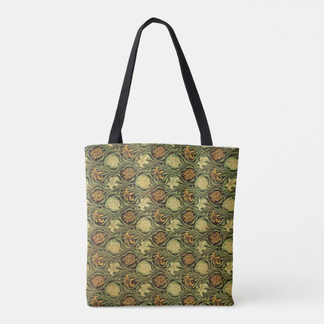 Bolsa Tote Tulip and Lily, famous pattern, (Verso)