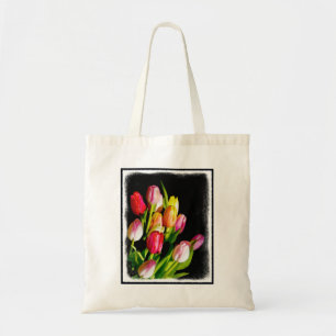 Bolsa Tote Tulip Painting - Arte Flor Original