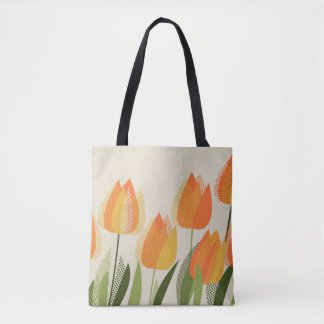 Bolsa Tote tulipa amarela