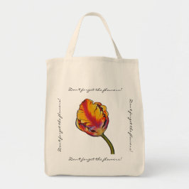 Bolsa Tote Tulipa do papagaio