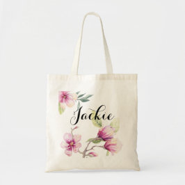 Bolsa Tote Tulipa Magnólia Casamento Presente Personalizado D