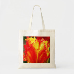Bolsa Tote Tulipa Vermelha E Amarelo