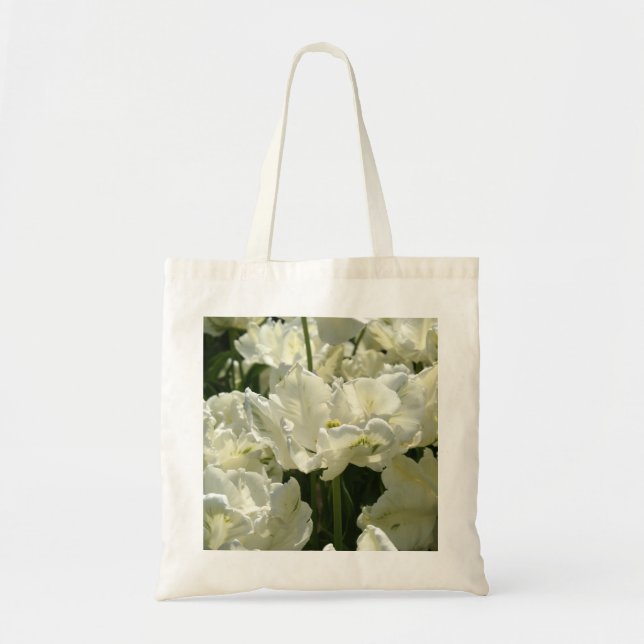 Bolsa Tote Tulipas brancas (Frente)