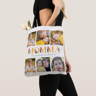 Bolsa Tote Tulipas de Foto Personalizadas da Momma Floral Com