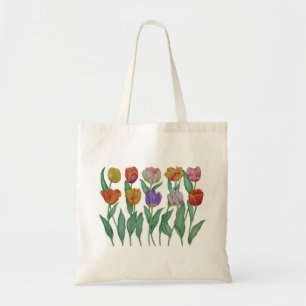 Bolsa Tote Tulipas do primavera