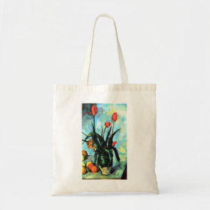 Bolsa Tote Tulipas em um Vaso por Paul Cezanne, Arte Antiga