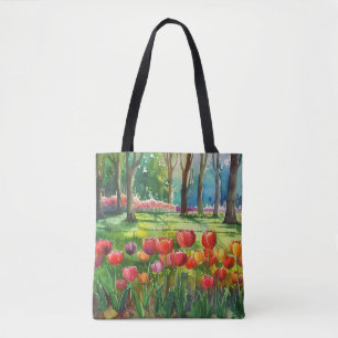 Bolsa Tote Tulipas no Parque