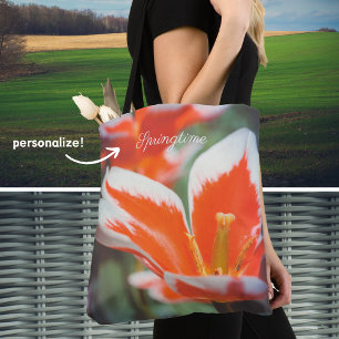 Bolsa Tote Tulipas vermelhas