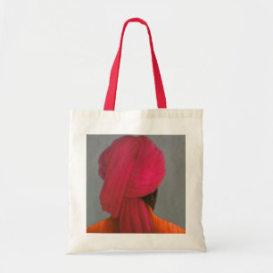 Bolsa Tote Turbante cor-de-rosa
