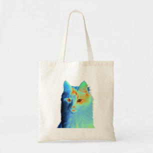 Bolsa Tote Turco Angora - Neon Angora Cat