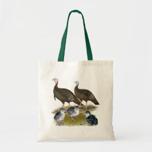 Bolsa Tote Turkeys East Wild Family