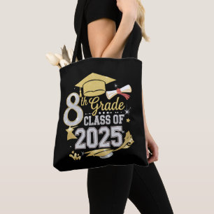 Bolsa Tote Turma da 8ª Série de 2025 Graduada Graduação
