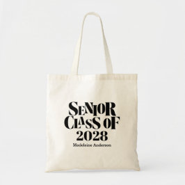Bolsa Tote Turma de Formatura Senior Retro Preto e Branco
