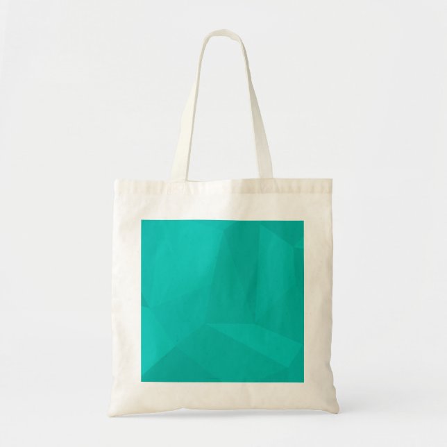 Bolsa Tote Turquesa, moderna, legal, moderna arte geométrica (Frente)