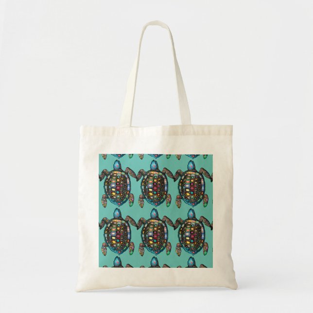 Bolsa Tote Turtle do mar - Trovão (Frente)