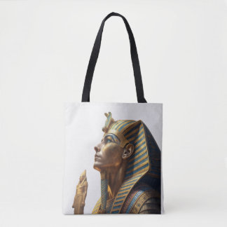 Bolsa Tote Tutancâmon O Faraó Dourado do Mistério Eterno