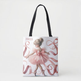 Bolsa Tote Tutu Cute | Festa de aniversário Ballerina Encanta