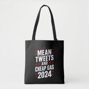Bolsa Tote Tweets Maus E Gasolina Barata Donald Trump 2024